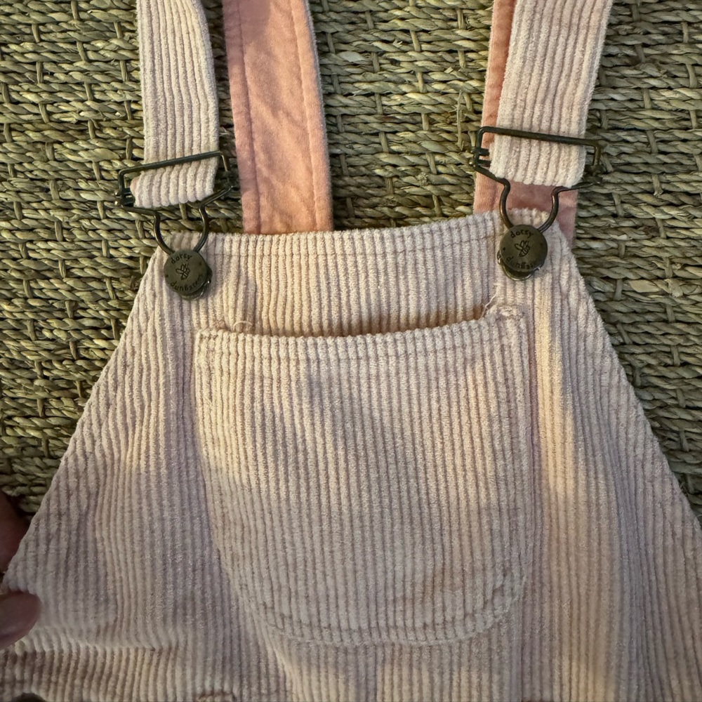 Pink Corduroy Kids Matching Set